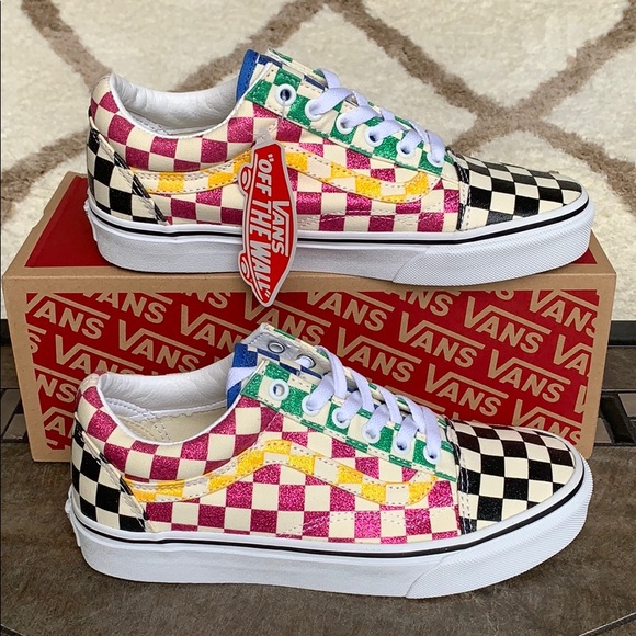 • VANS OLD SKOOL GLITER CHECK MULTITRWHT WMNS - Picture 2 of 16